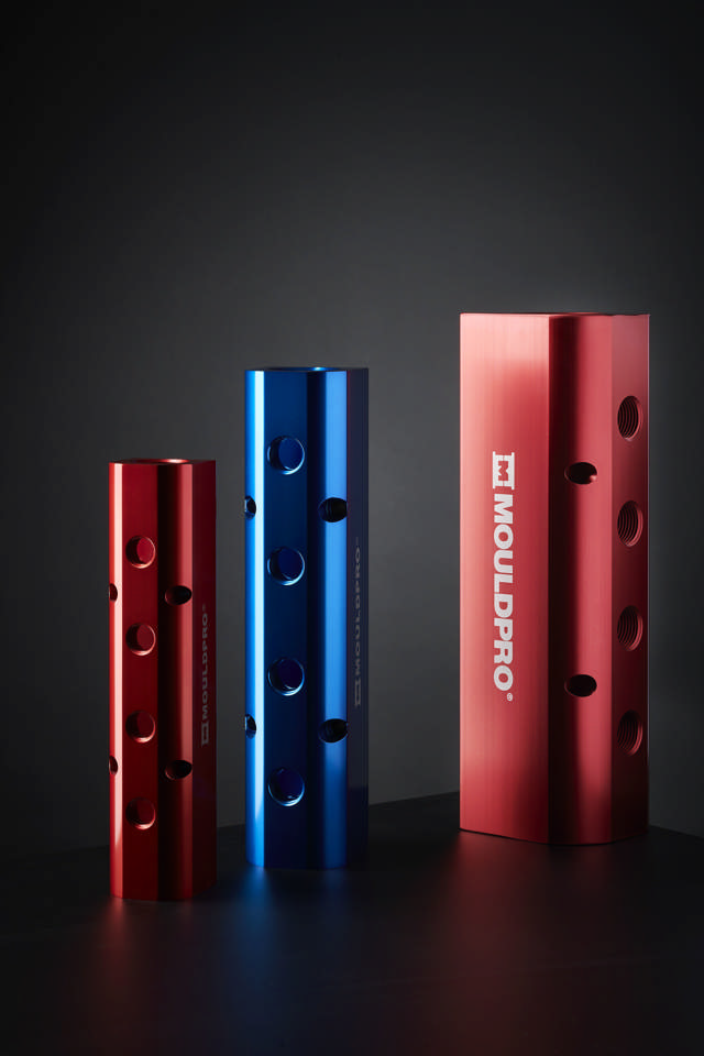 Aluverteiler eloxiert