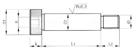 Schulter-Passschraube ISO 7379