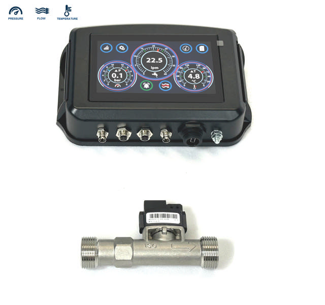 Flosense 1 mit einem Kreislauf und einem Sensor