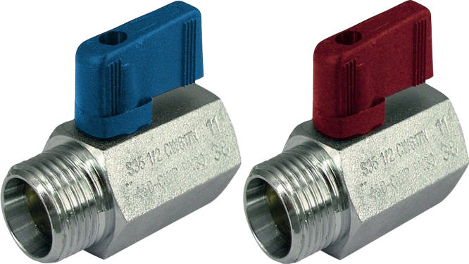 Mini Kugelhahn - Außen-/Innengewinde