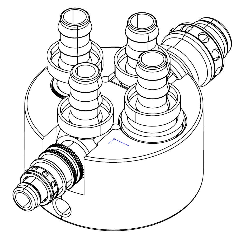 Halterung für Kupplungen 08/12