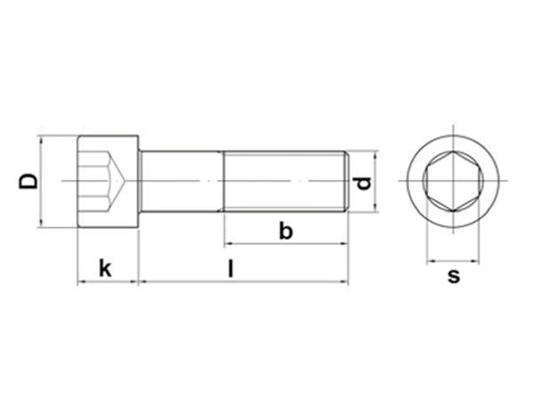 Zylinderschraube mit Innensechskant ISO 4762 