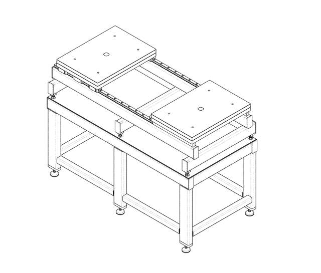 Standard-Werkzeugtisch für Spritzgussformen 1,5 bis 3T