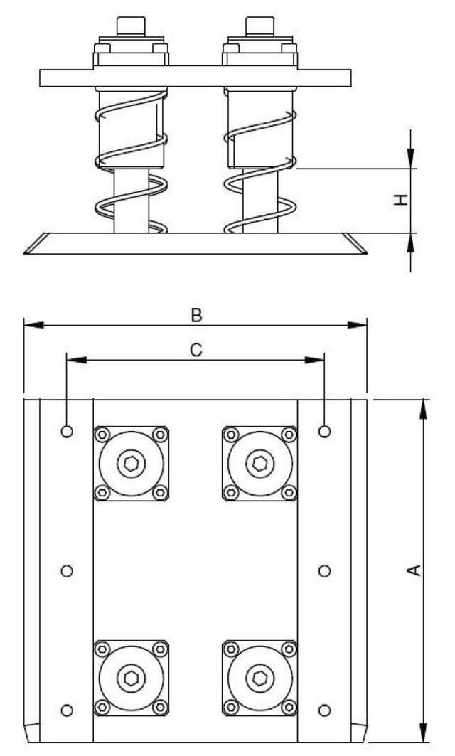 EOAT Base Plate Spring Loaded